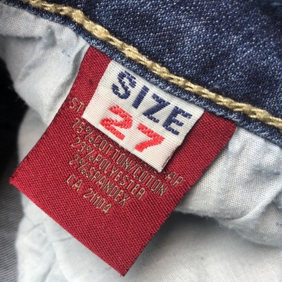 LIKE NEW CARRELI ASHELY SKINNY JEANS 27x33 VINTAGE 🦋 - Picture 6 of 15